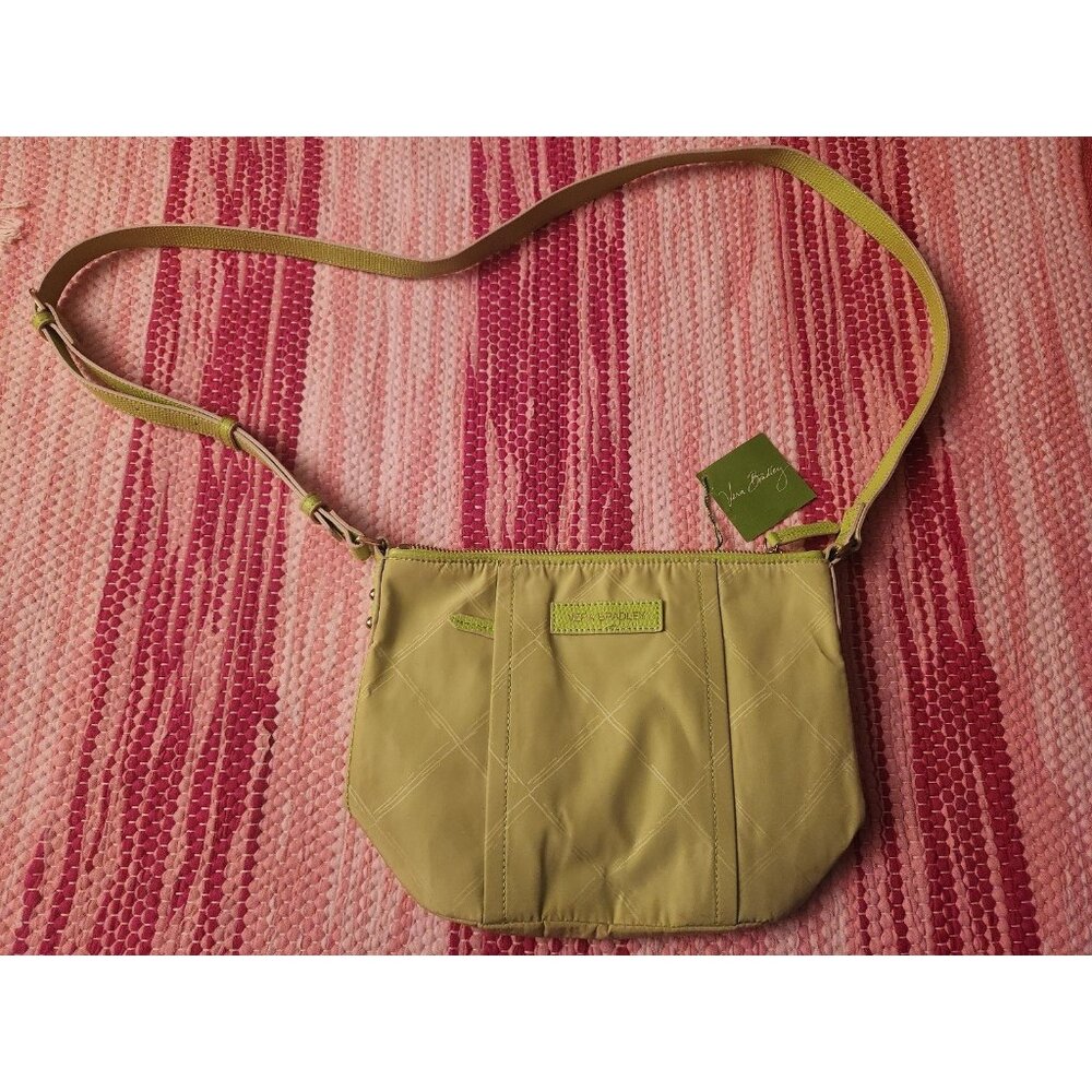 Vera Bradley Citrine Green Crossbody Bag NWT